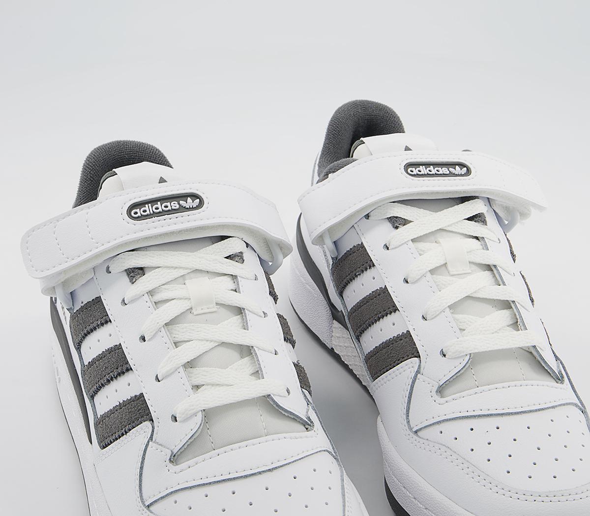 adidas Forum Low Trainers adidas Forum Low Trainers White Grey Four White