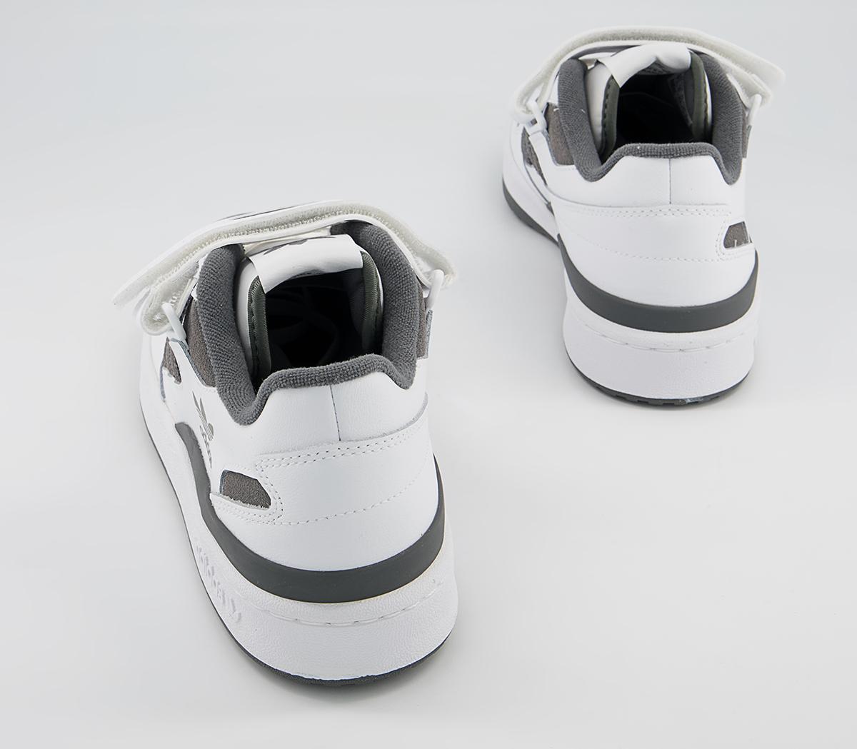 adidas Forum Low Trainers adidas Forum Low Trainers White Grey Four White
