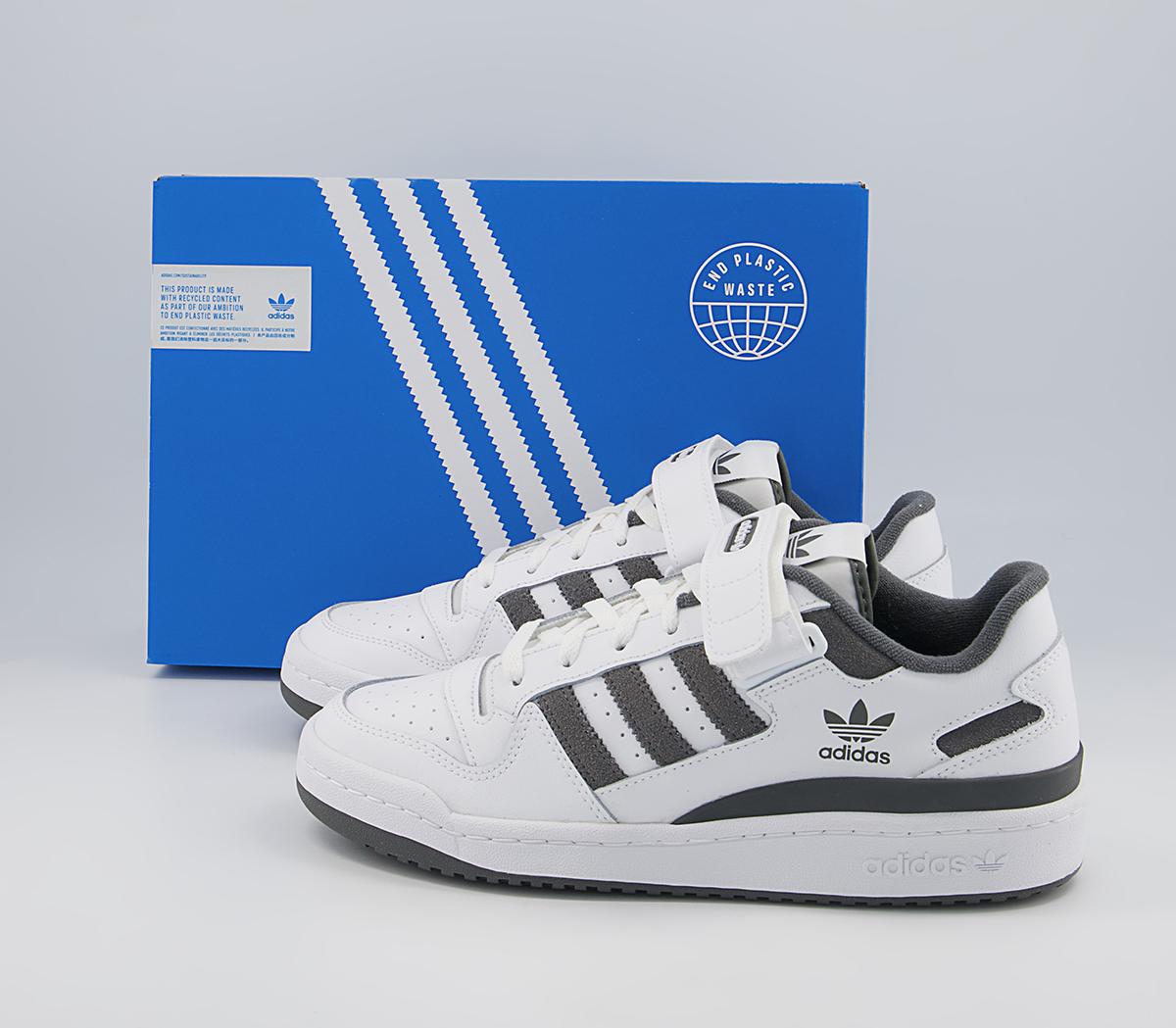 adidas Forum Low Trainers adidas Forum Low Trainers White Grey Four White