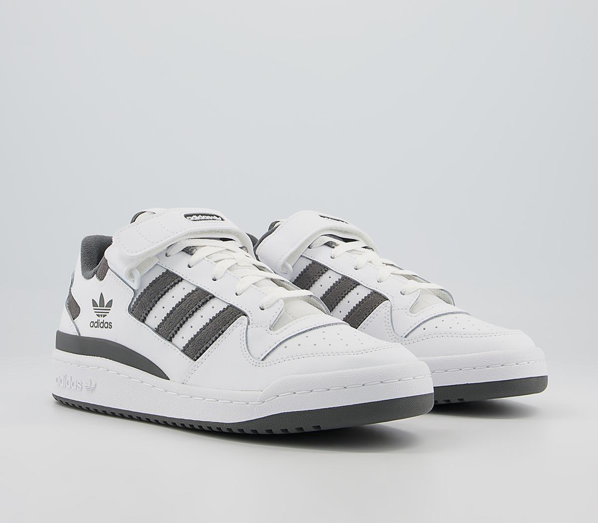 adidas Forum Low Trainers adidas Forum Low Trainers White Grey Four White
