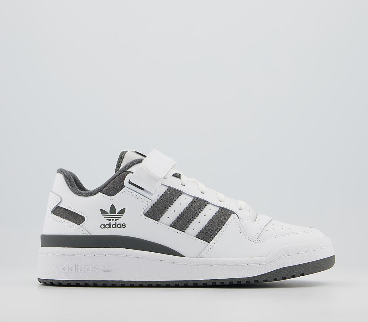 adidasForum Low TrainersWhite Grey Four White