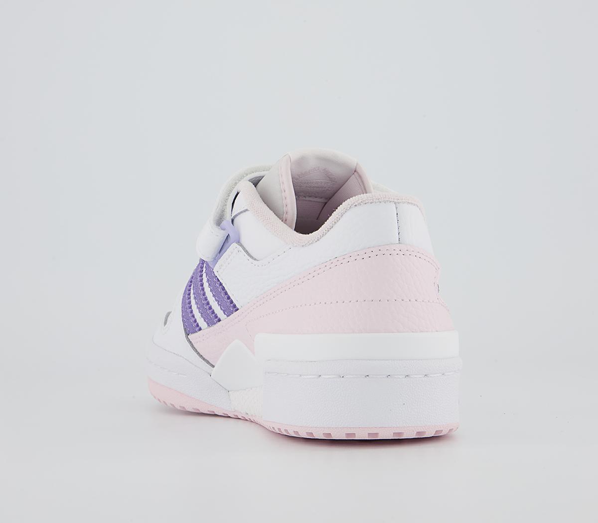adidas Forum Low Trainers adidas Forum Low Trainers White Pink Light Purple