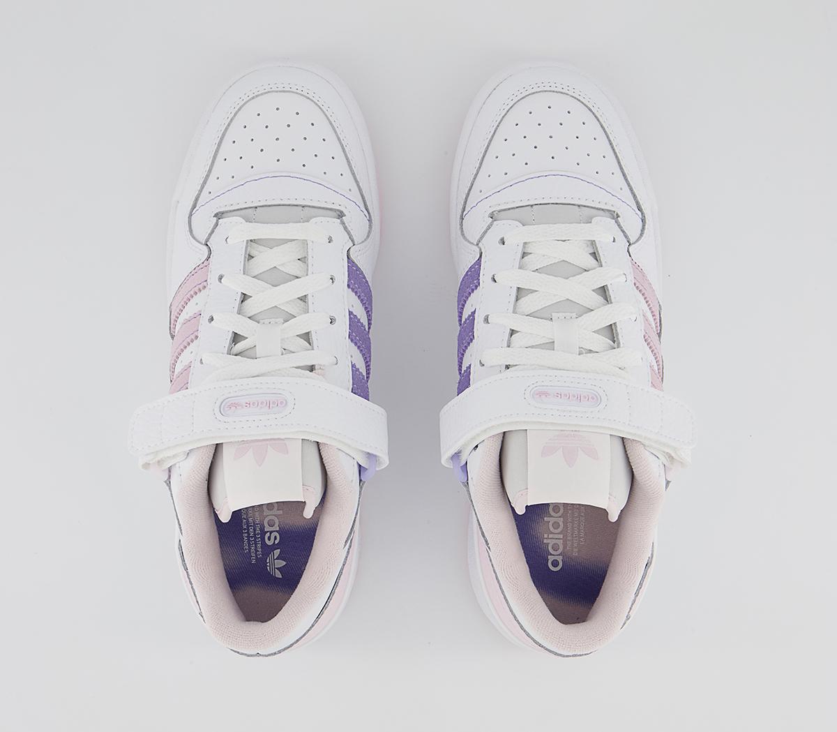 adidas Forum Low Trainers adidas Forum Low Trainers White Pink Light Purple