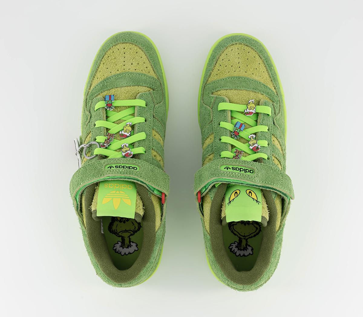 adidasForum Low TrainersThe Grinch