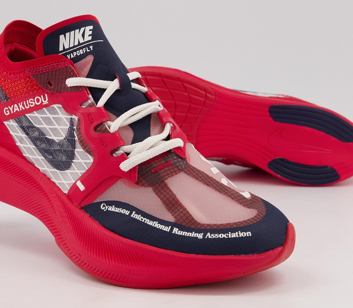 Nike Zoomx Vaporfly Trainers Nike Zoomx Vaporfly Trainers Gyakusou University Red Blackened Blue Sail