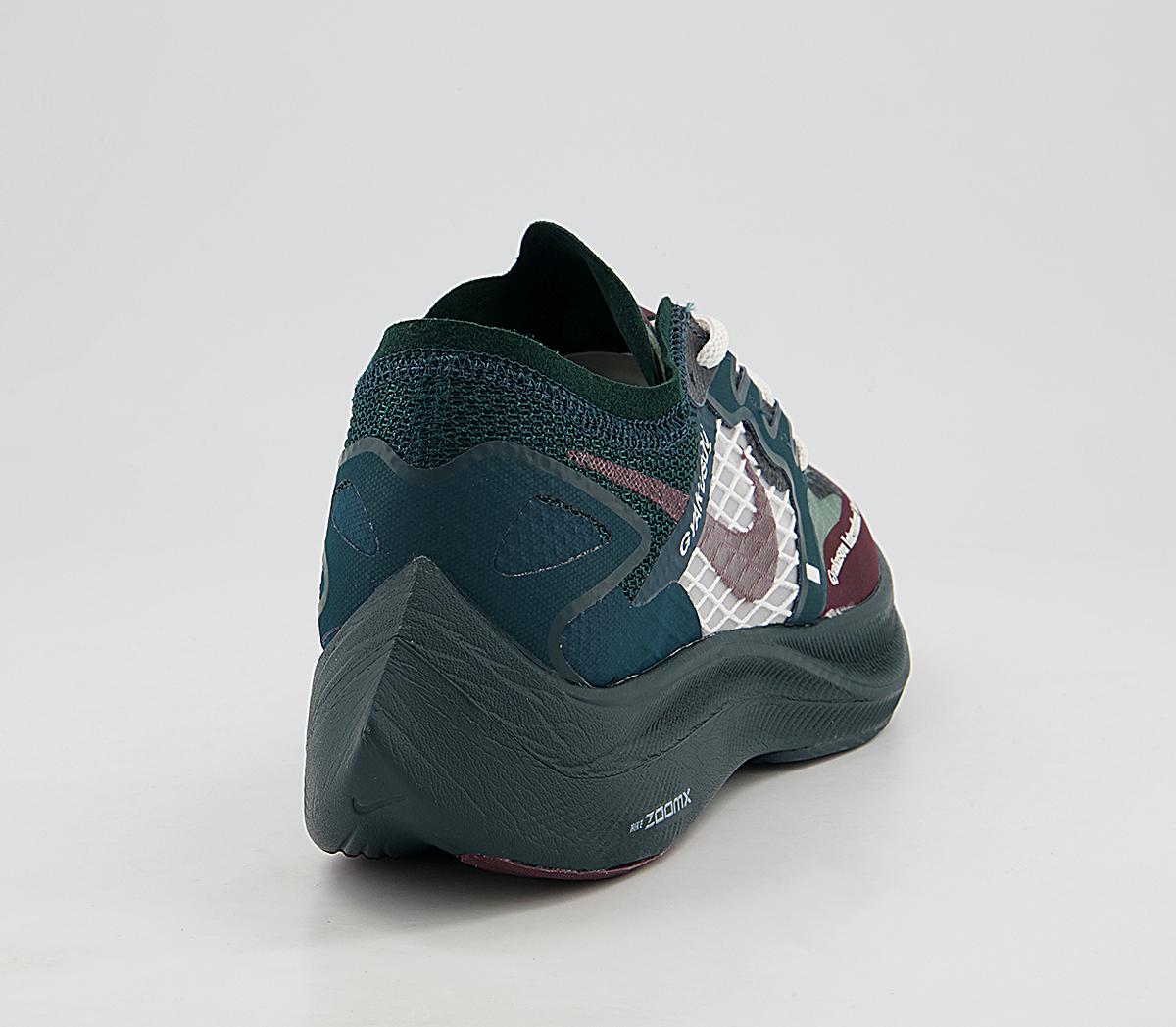 Nike Zoomx Vaporfly Trainers Nike Zoomx Vaporfly Trainers Gyakusou Midnight Spruce Deep Burgundy Sail