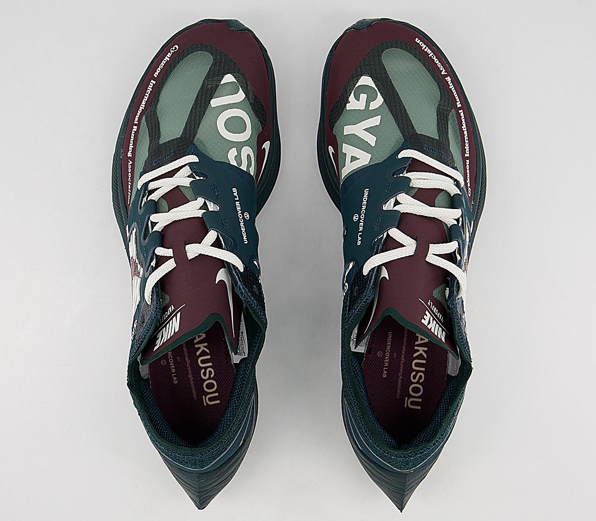 Nike Zoomx Vaporfly Trainers Nike Zoomx Vaporfly Trainers Gyakusou Midnight Spruce Deep Burgundy Sail