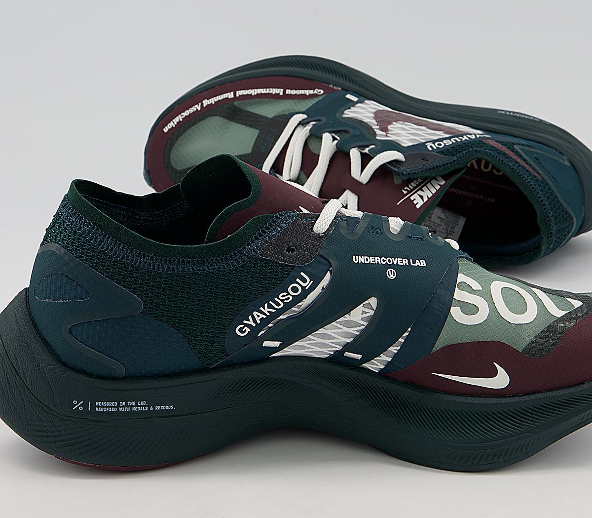 Nike Zoomx Vaporfly Trainers Nike Zoomx Vaporfly Trainers Gyakusou Midnight Spruce Deep Burgundy Sail