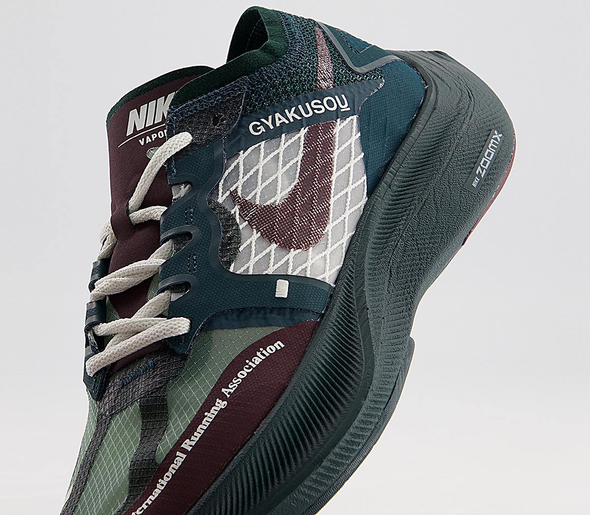 Nike Zoomx Vaporfly Trainers Nike Zoomx Vaporfly Trainers Gyakusou Midnight Spruce Deep Burgundy Sail