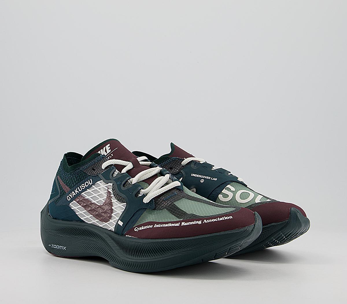 Nike Zoomx Vaporfly Trainers Nike Zoomx Vaporfly Trainers Gyakusou Midnight Spruce Deep Burgundy Sail