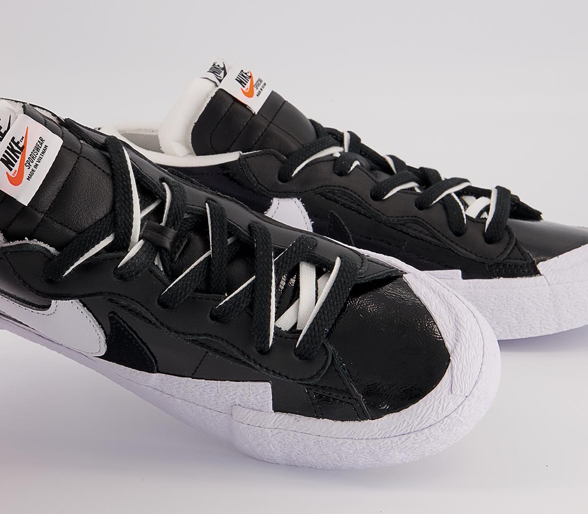 Nike Blazer Low Sacai Trainers Black White White - Women's Trainers Nike Blazer Low Sacai Trainers Black White White - Women's Trainers