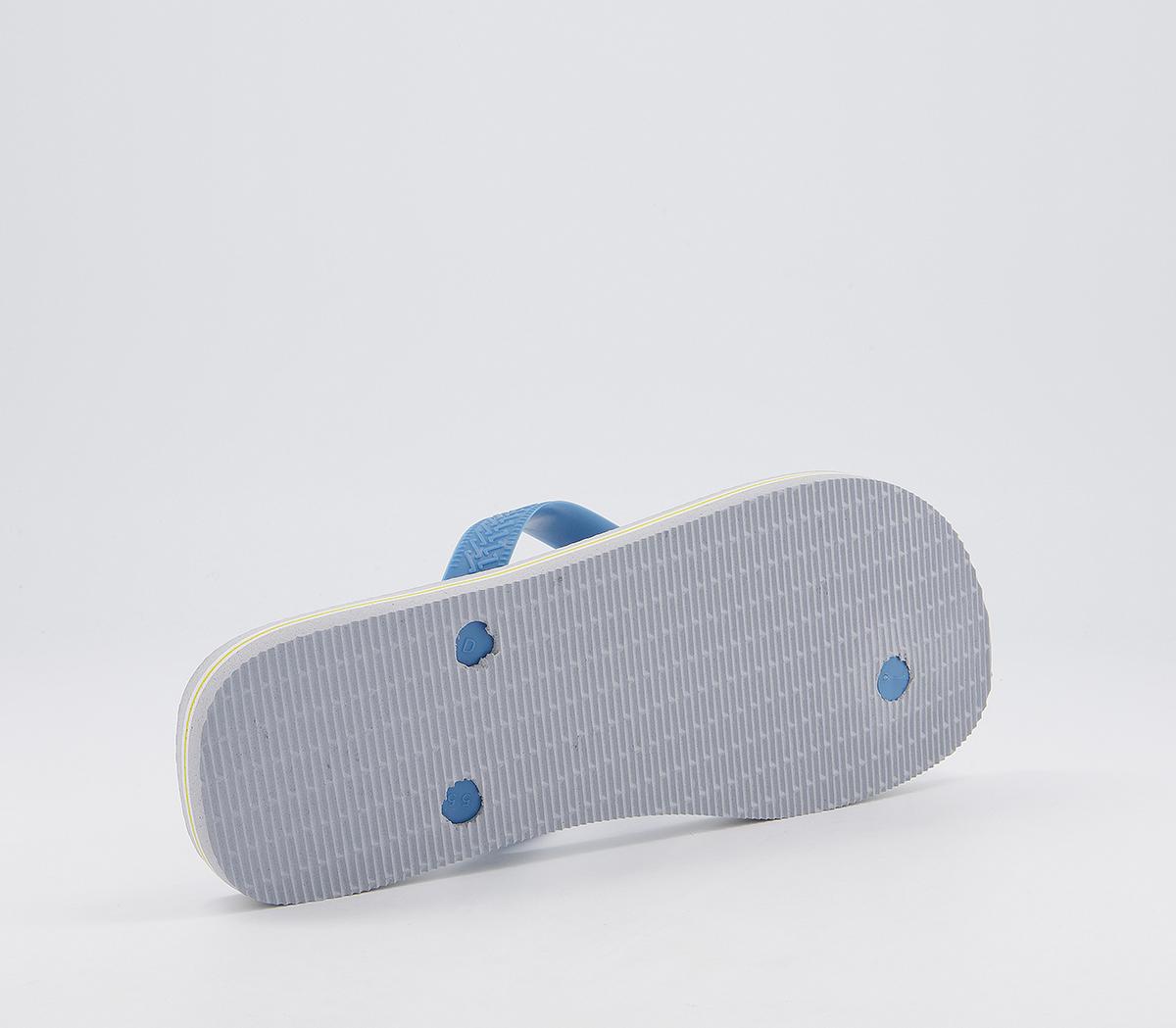 HavaianasBrasil Logo Flip Flops HavaianasBrasil Logo Flip FlopsIce Grey