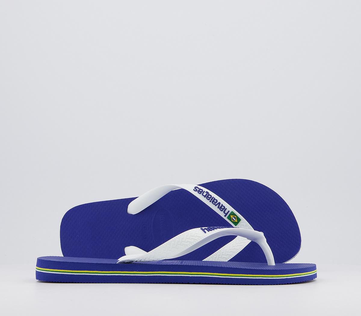 HavaianasBrasil Logo Flip FlopsBlue