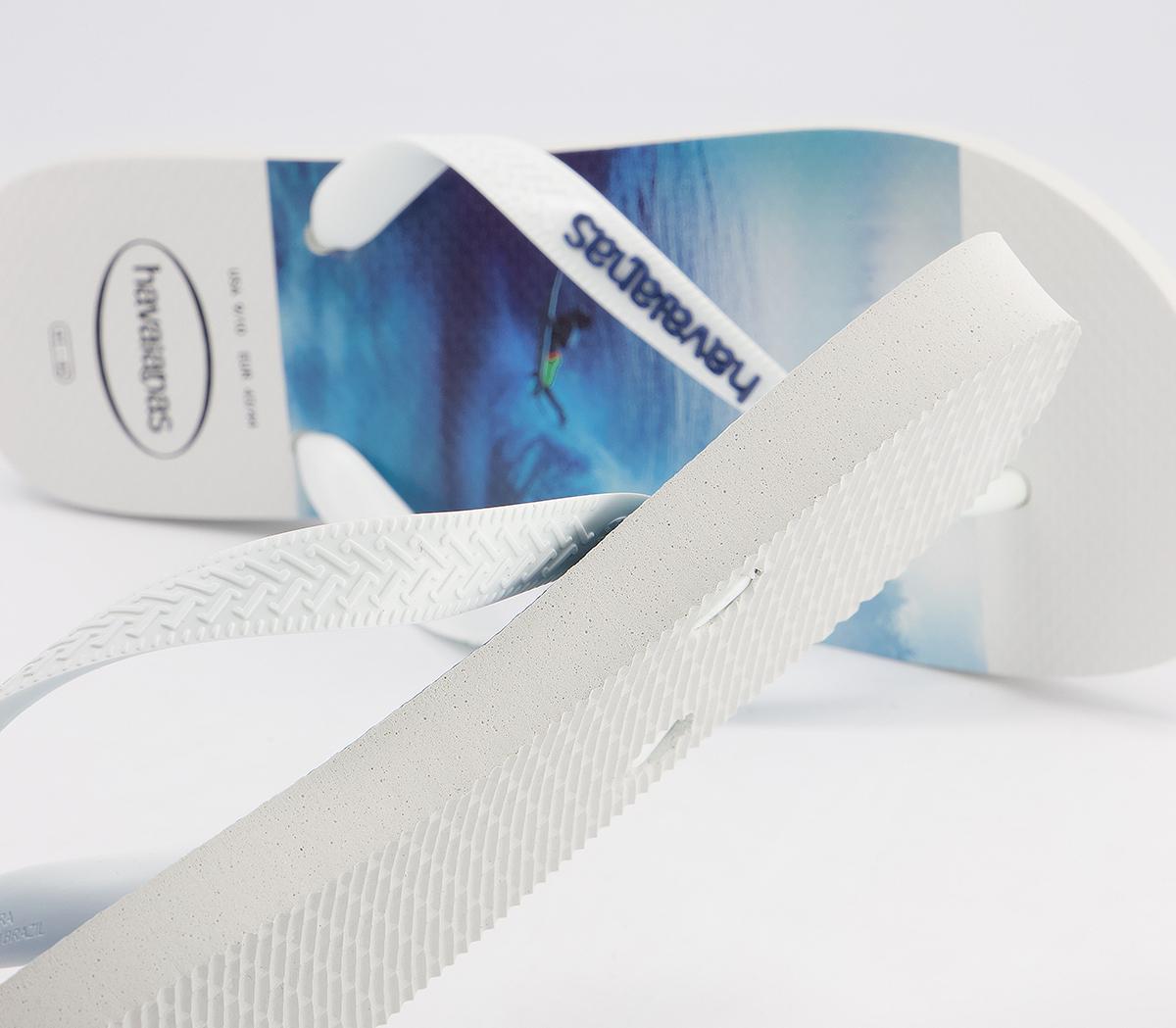 Havaianas Hype Flip Flops Havaianas Hype Flip Flops White Blue
