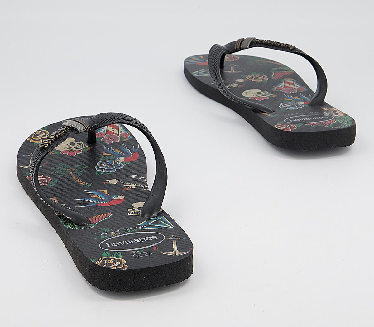 Havaianas Tribo Flip Flops Havaianas Tribo Flip Flops Black