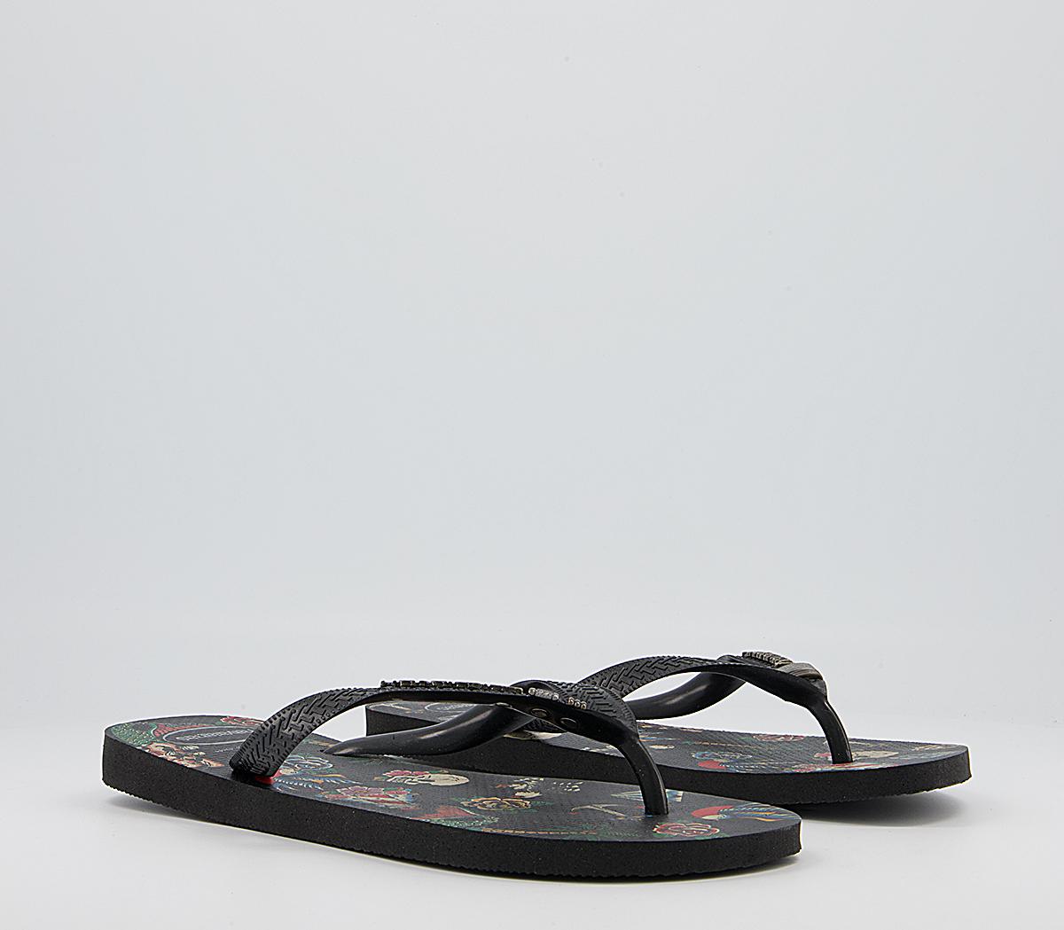 Havaianas Tribo Flip Flops Havaianas Tribo Flip Flops Black