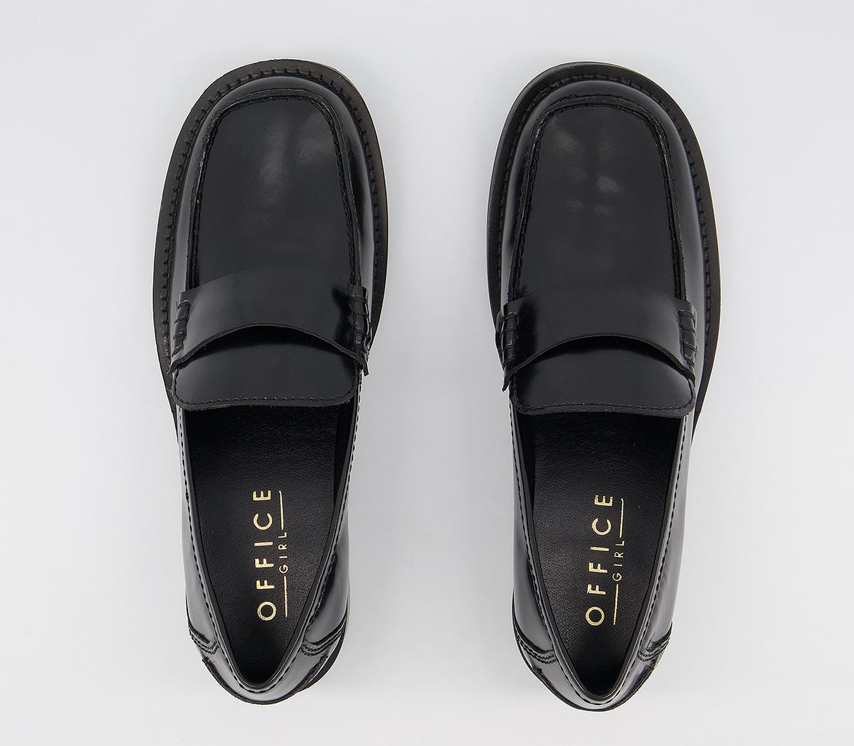 Office Featuring Loafers Office Featuring Loafers Black Leather