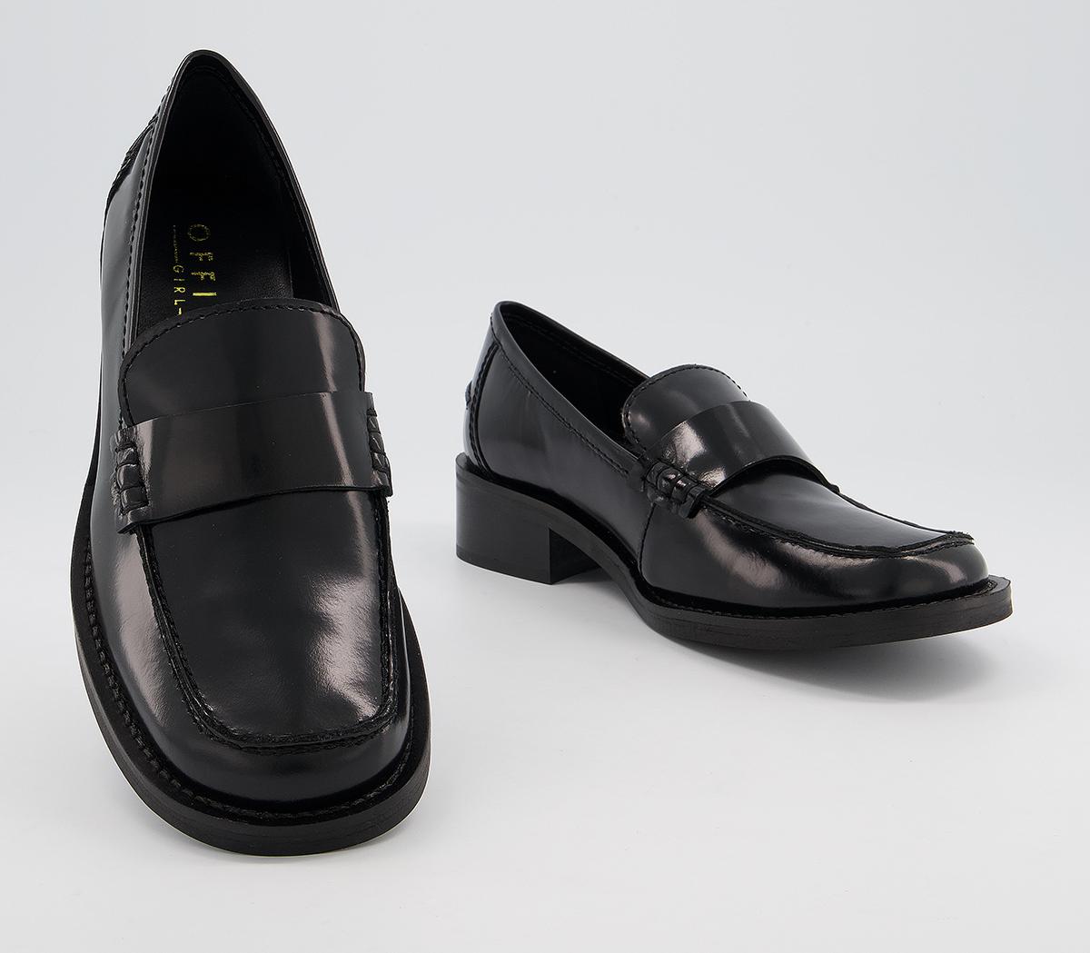 Office Featuring Loafers Office Featuring Loafers Black Leather