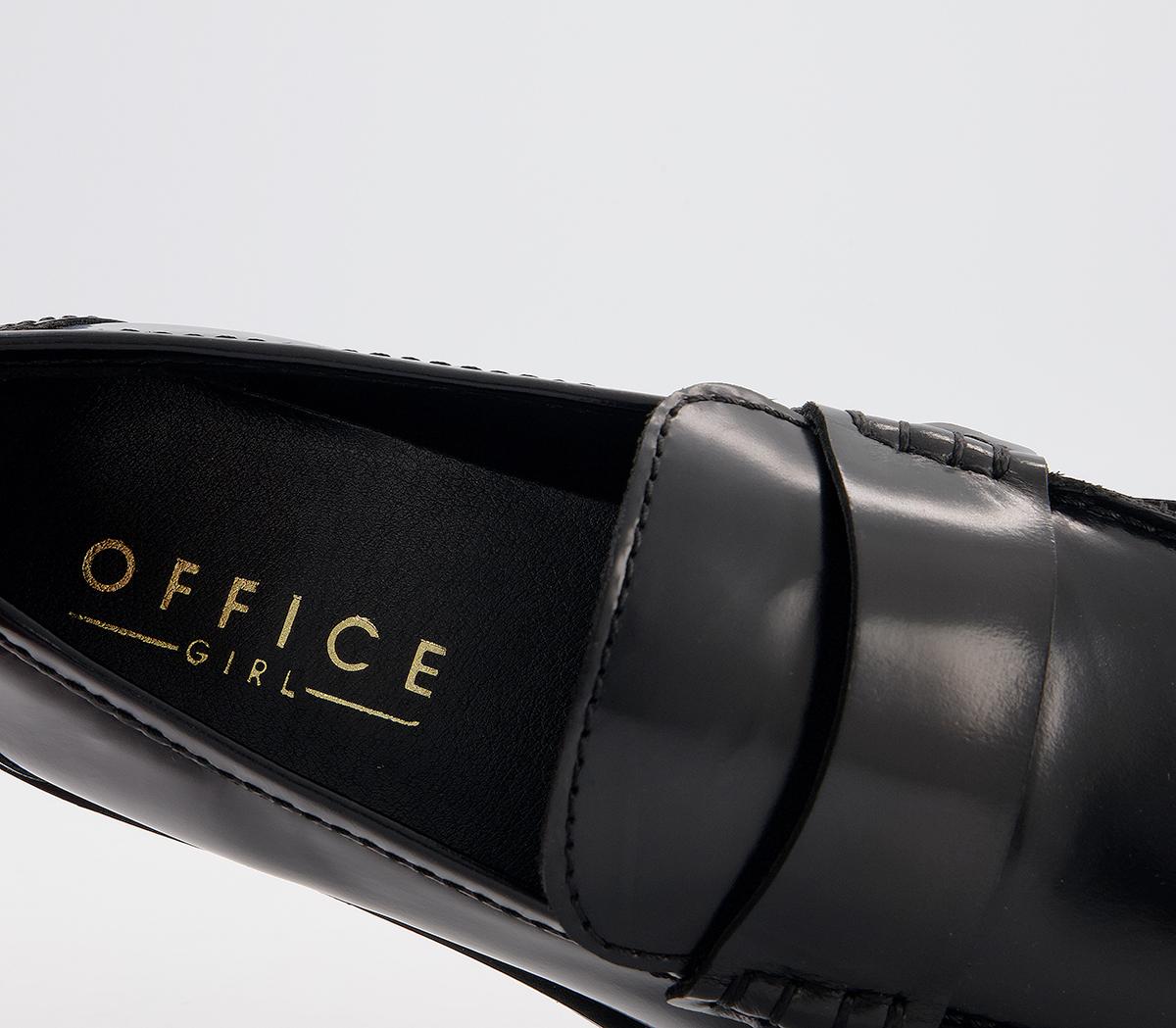Office Featuring Loafers Office Featuring Loafers Black Leather