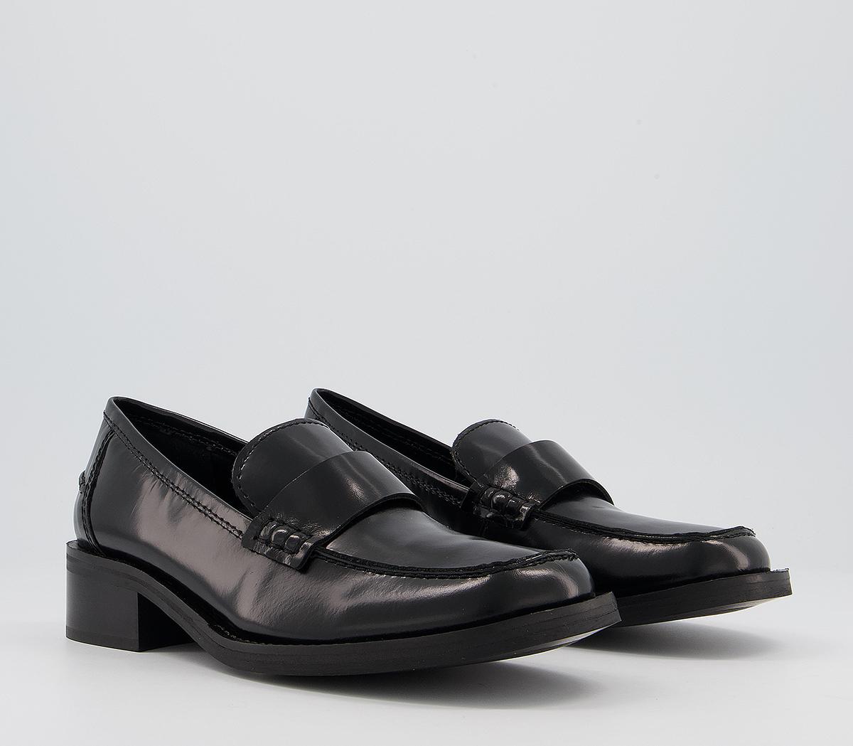 Office Featuring Loafers Office Featuring Loafers Black Leather