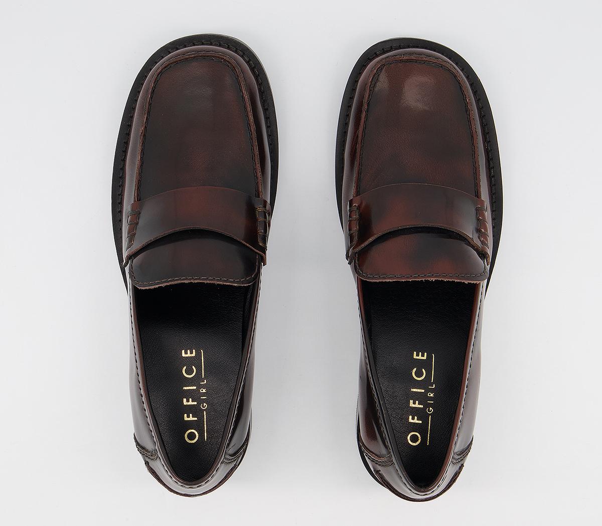 Office Featuring Loafers Office Featuring Loafers Brown Leather