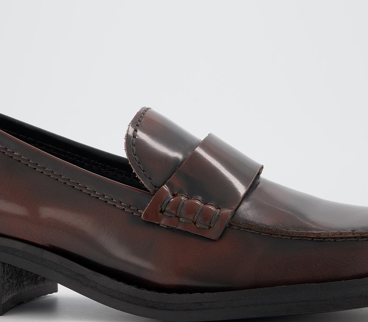 Office Featuring Loafers Office Featuring Loafers Brown Leather