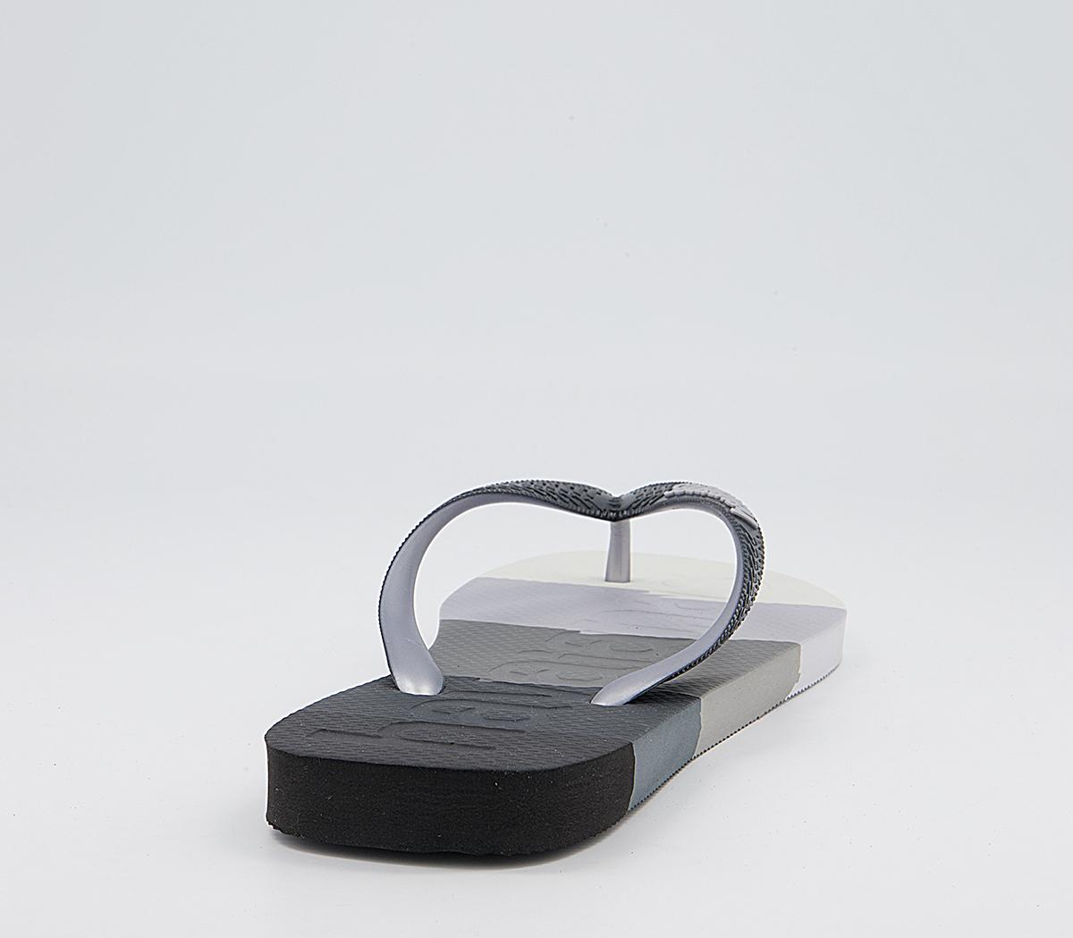 Havaianas Top Logomania Flip Flops Havaianas Top Logomania Flip Flops Gradient Black Multicolour