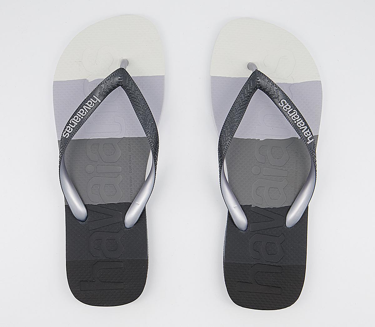 Havaianas Top Logomania Flip Flops Havaianas Top Logomania Flip Flops Gradient Black Multicolour