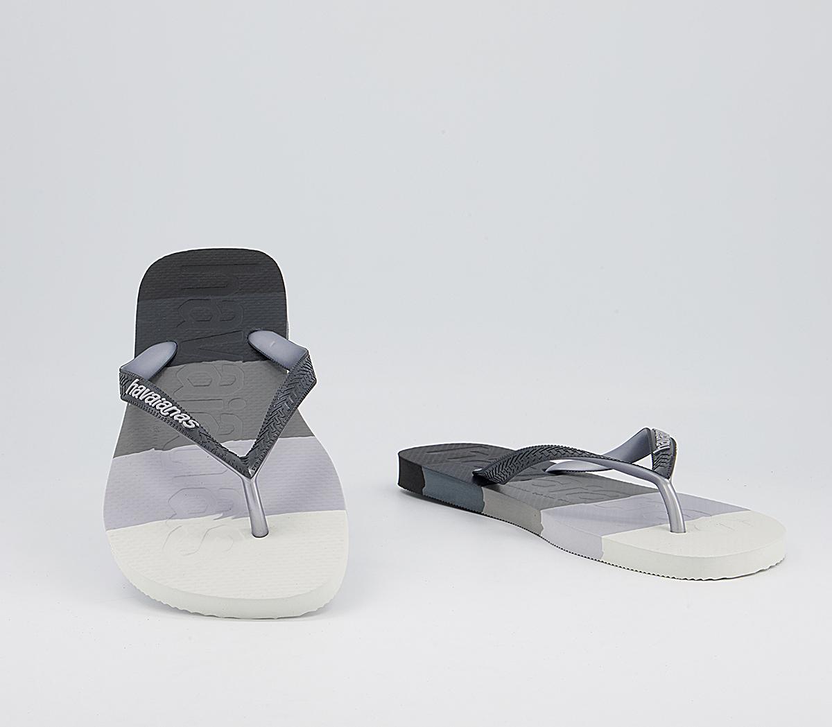 Havaianas Top Logomania Flip Flops Havaianas Top Logomania Flip Flops Gradient Black Multicolour