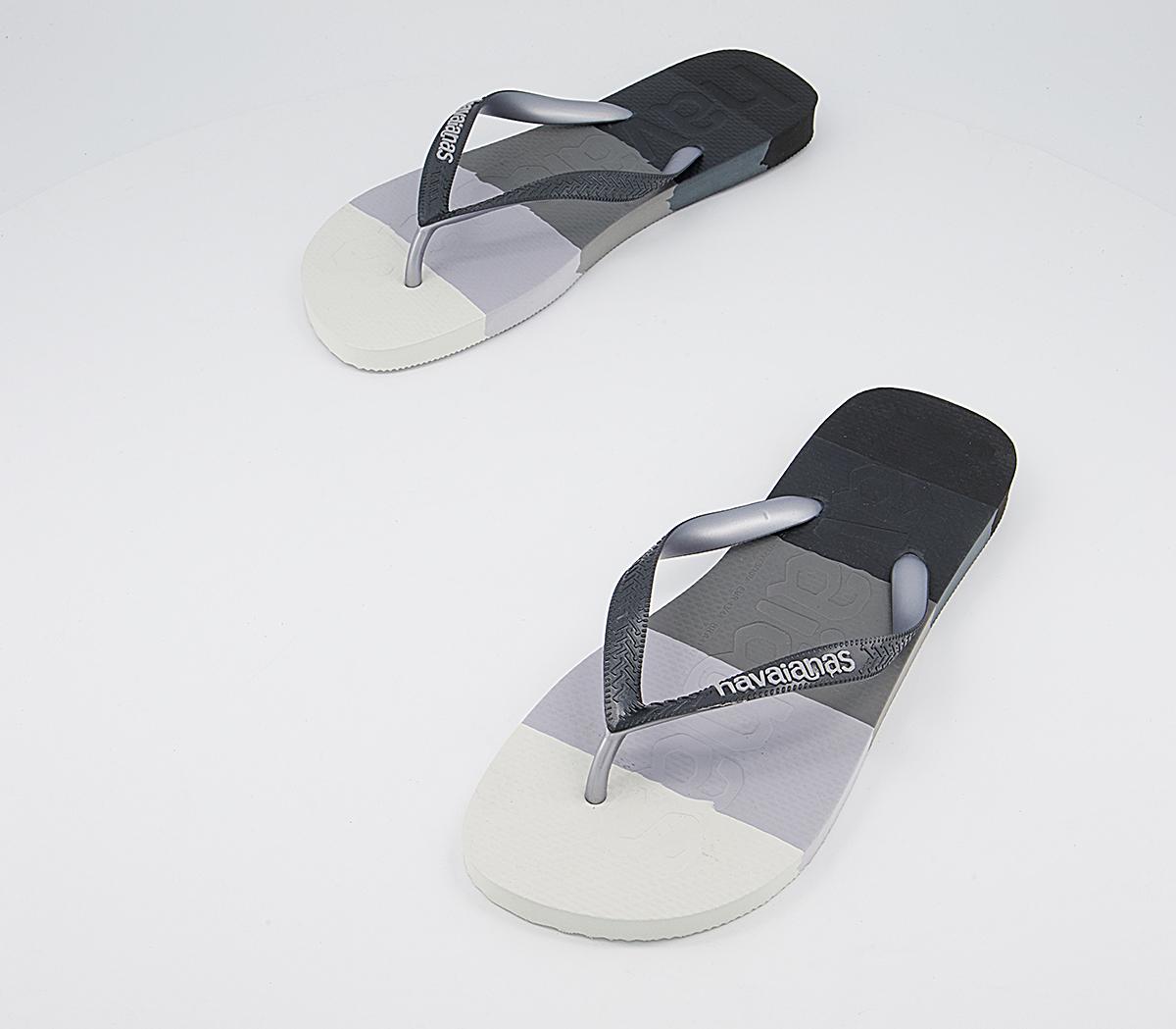 Havaianas Top Logomania Flip Flops Havaianas Top Logomania Flip Flops Gradient Black Multicolour