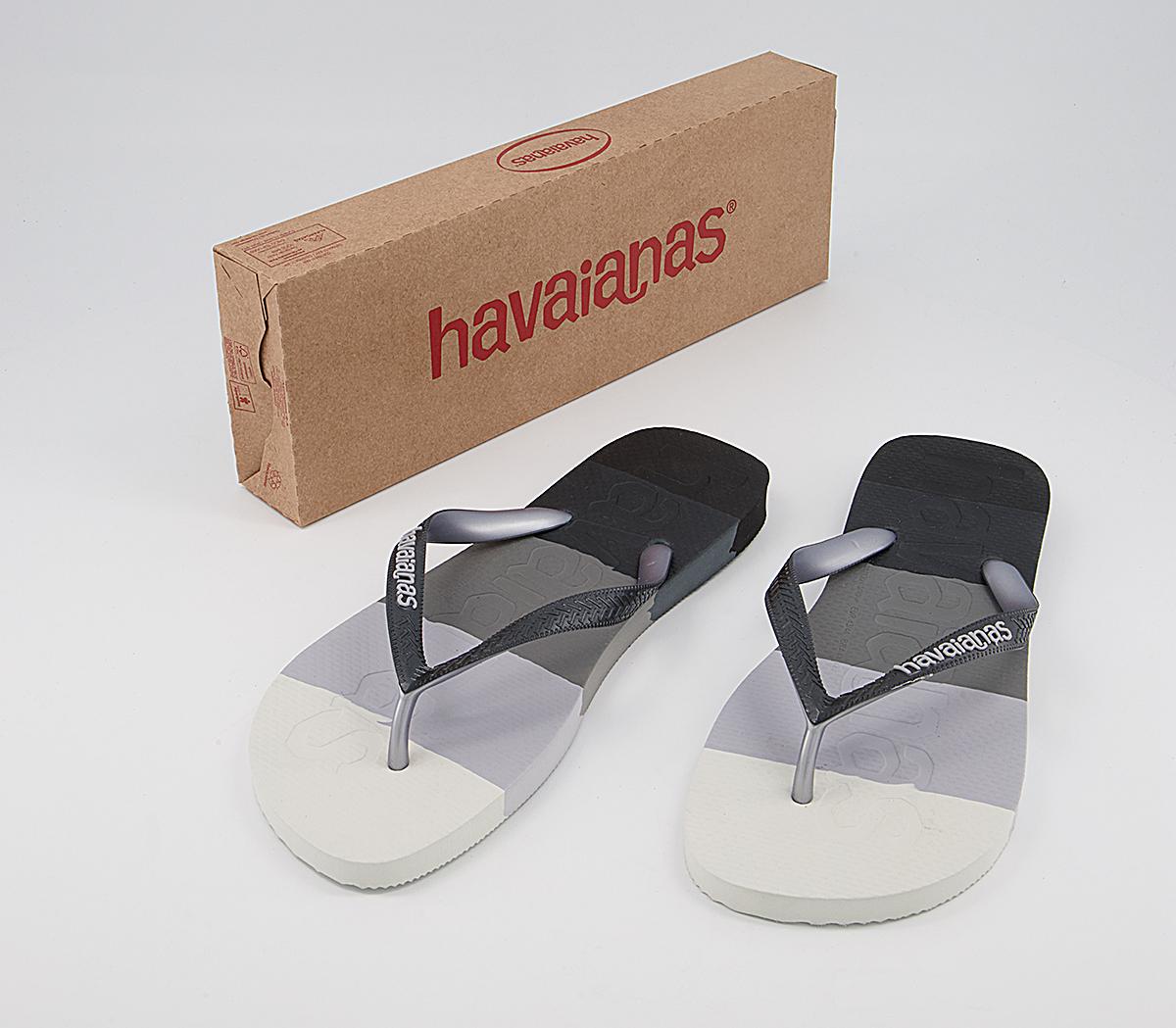 Havaianas Top Logomania Flip Flops Havaianas Top Logomania Flip Flops Gradient Black Multicolour