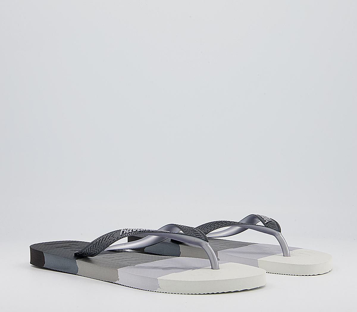 Havaianas Top Logomania Flip Flops Havaianas Top Logomania Flip Flops Gradient Black Multicolour