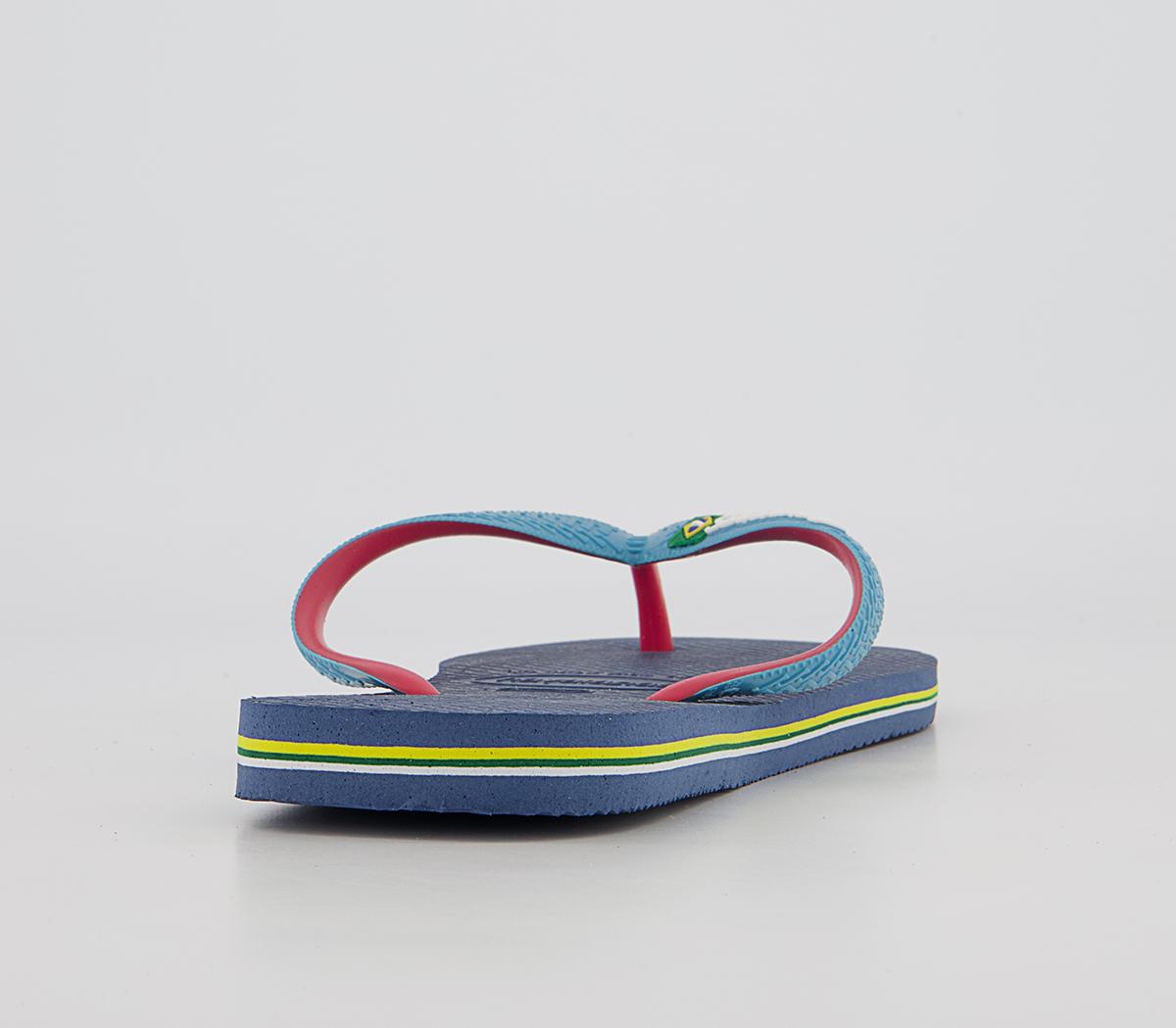 Havaianas Brasil Mix Flip Flops Havaianas Brasil Mix Flip Flops Indigo Blue