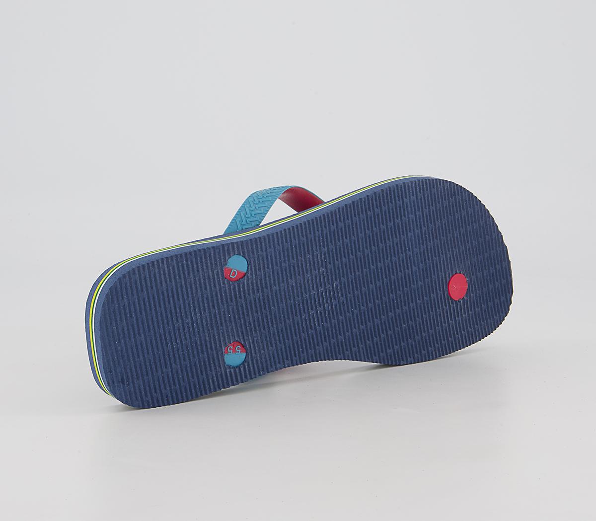Havaianas Brasil Mix Flip Flops Havaianas Brasil Mix Flip Flops Indigo Blue