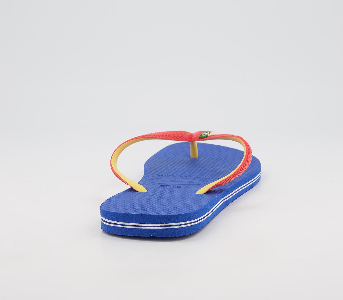 Havaianas Brasil Mix Flip Flops Havaianas Brasil Mix Flip Flops Blue Star White