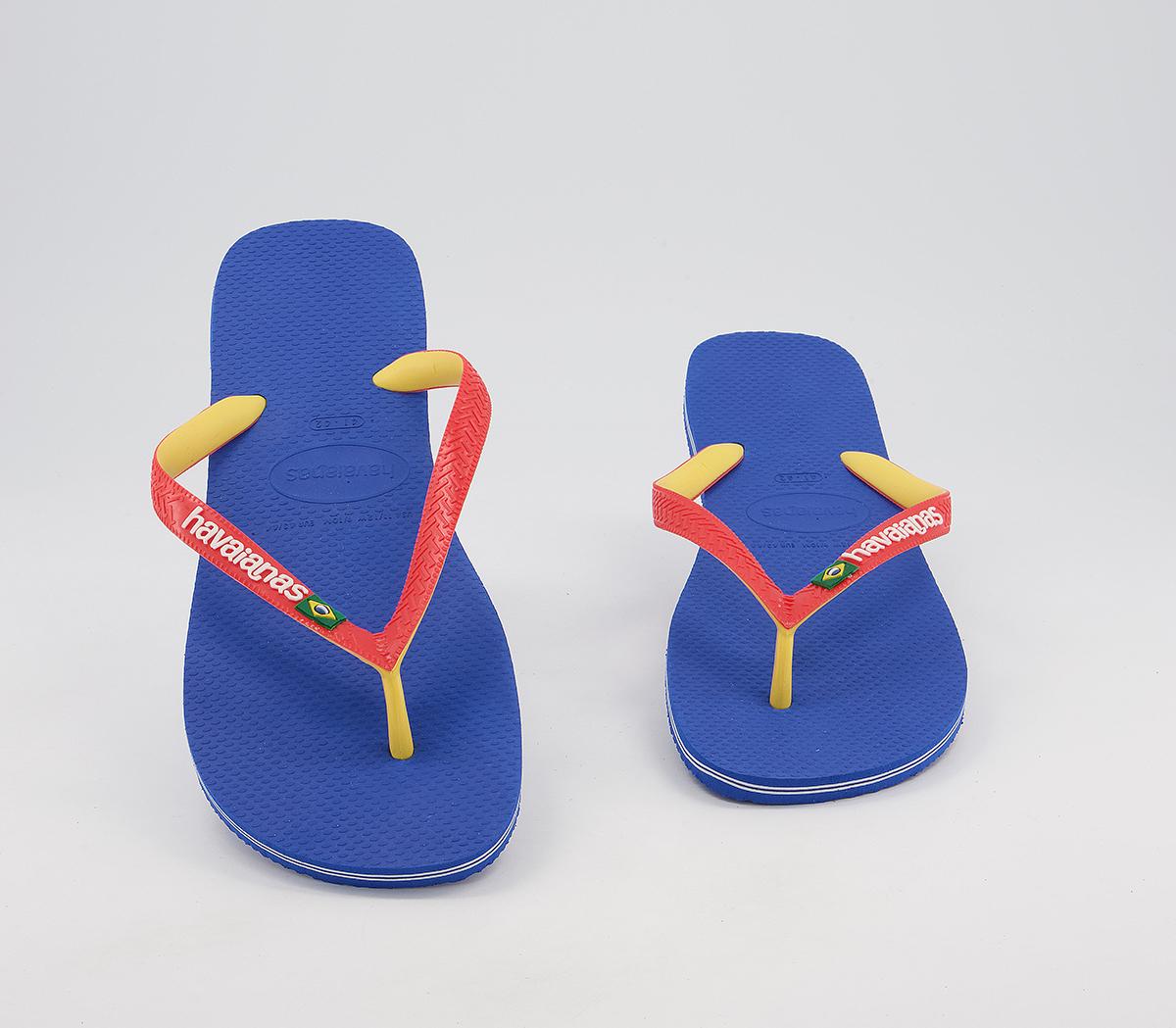Havaianas Brasil Mix Flip Flops Havaianas Brasil Mix Flip Flops Blue Star White