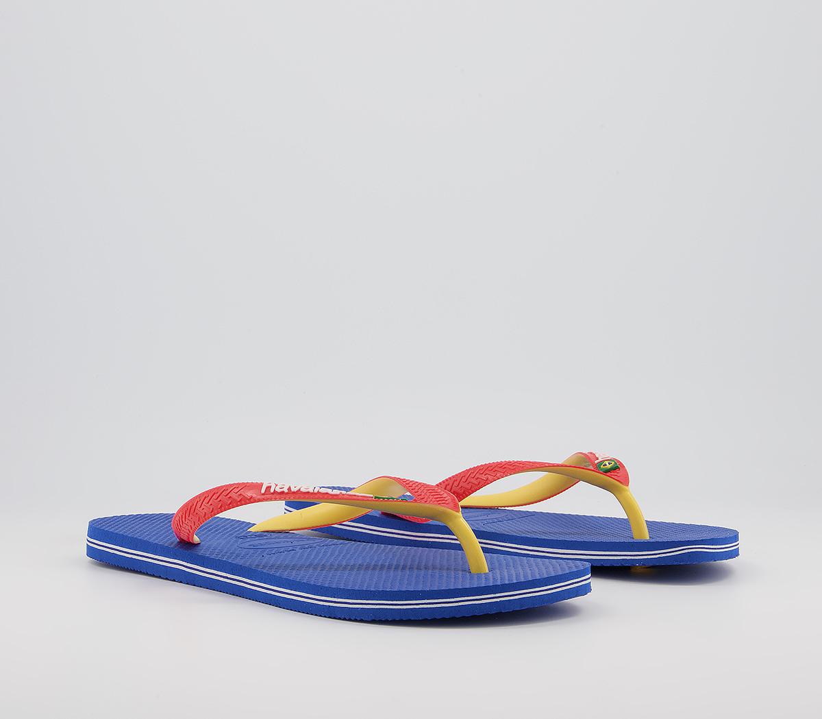 Havaianas Brasil Mix Flip Flops Havaianas Brasil Mix Flip Flops Blue Star White