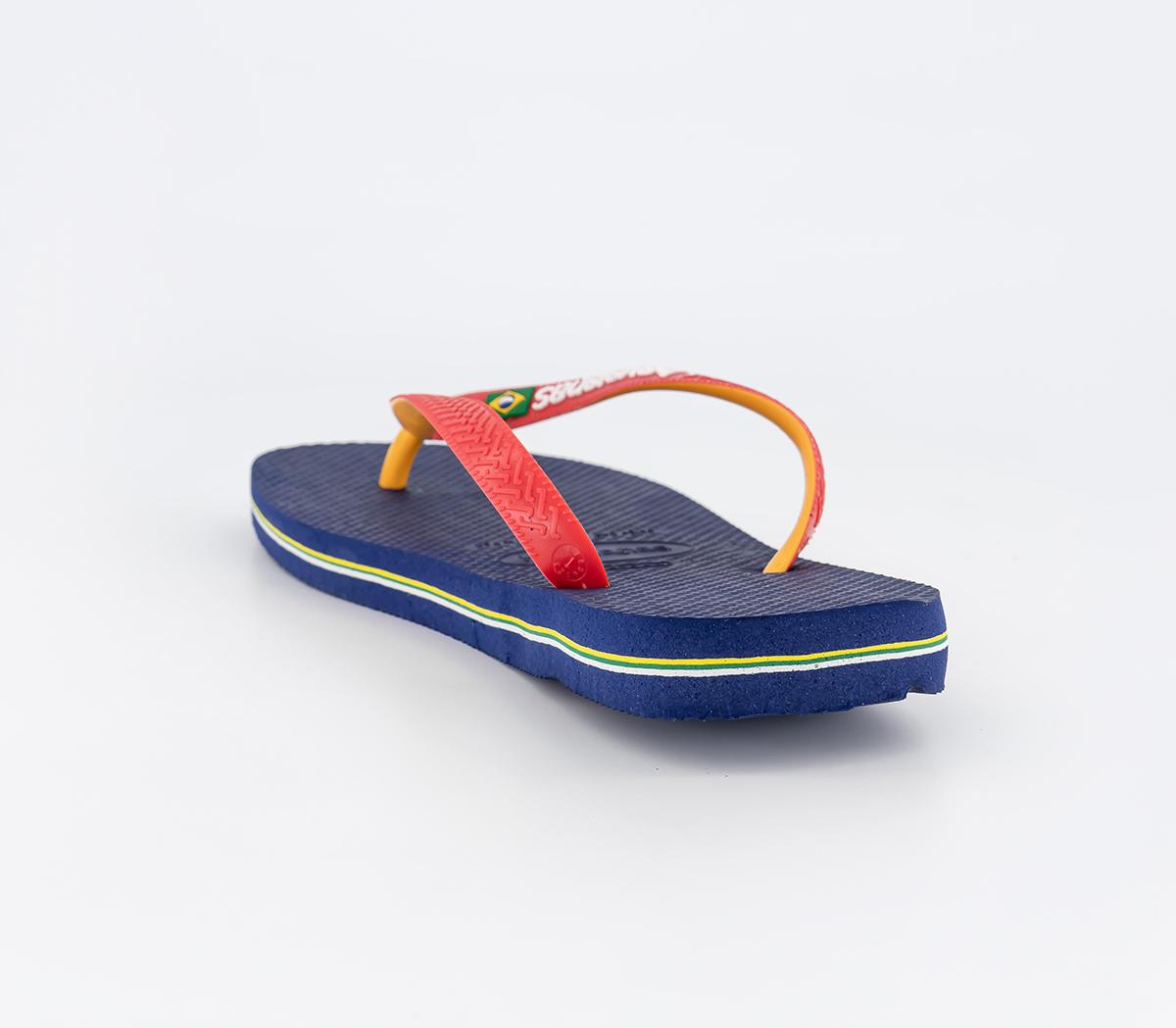 HavaianasBrasil Mix Flip Flops HavaianasBrasil Mix Flip FlopsNavy Blue Ruby Red