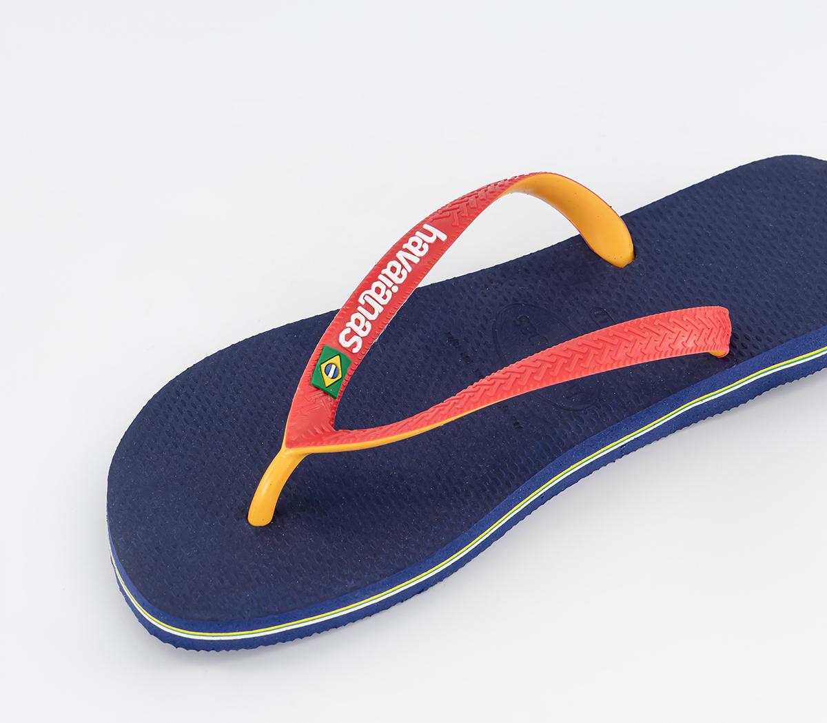 HavaianasBrasil Mix Flip Flops HavaianasBrasil Mix Flip FlopsNavy Blue Ruby Red