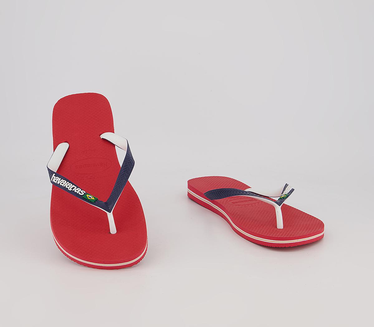 Havaianas Brasil Mix Flip Flops Havaianas Brasil Mix Flip Flops Red