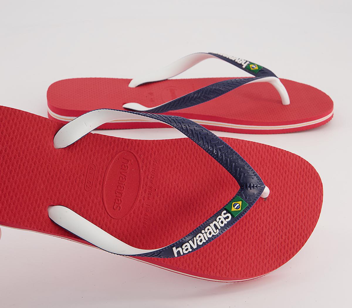 Havaianas Brasil Mix Flip Flops Havaianas Brasil Mix Flip Flops Red
