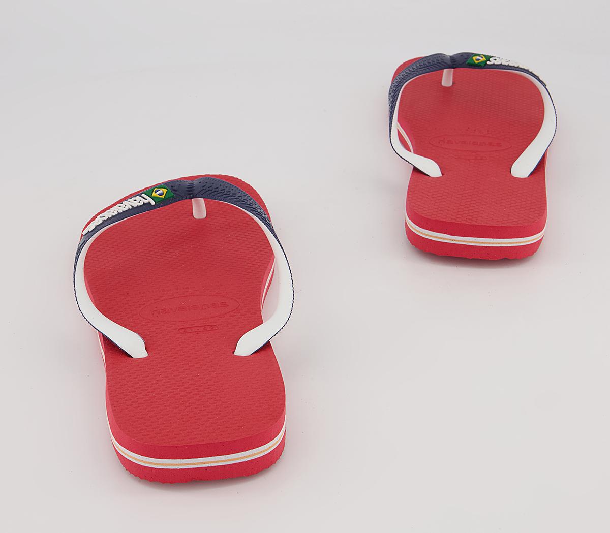 Havaianas Brasil Mix Flip Flops Havaianas Brasil Mix Flip Flops Red