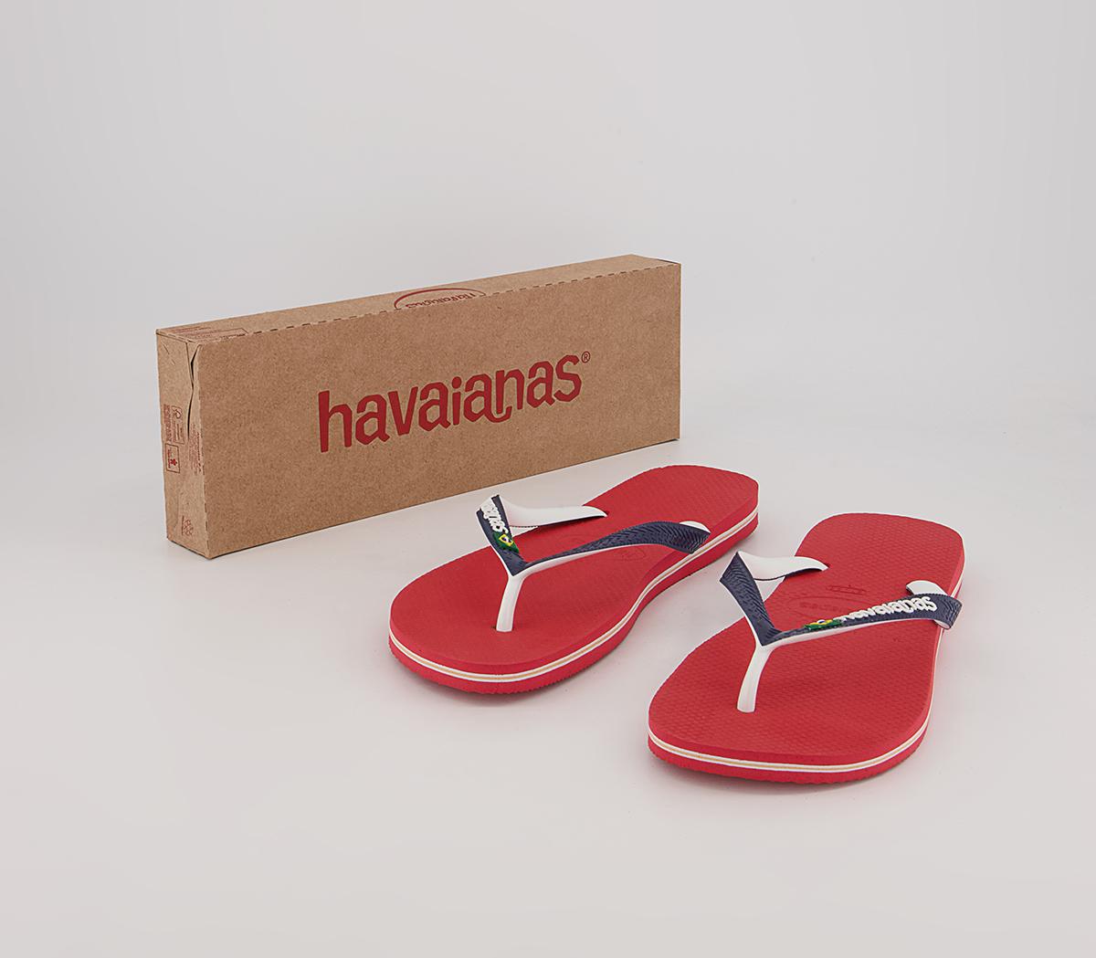 Havaianas Brasil Mix Flip Flops Havaianas Brasil Mix Flip Flops Red