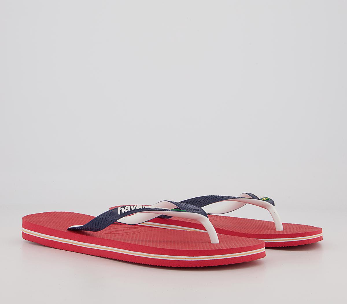 Havaianas Brasil Mix Flip Flops Havaianas Brasil Mix Flip Flops Red