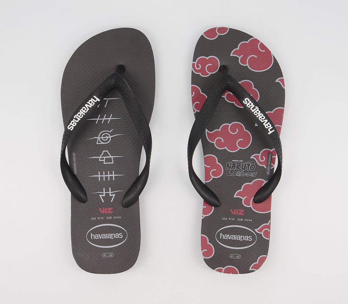 Havaianas Top Naruto Flip Flops Havaianas Top Naruto Flip Flops Black