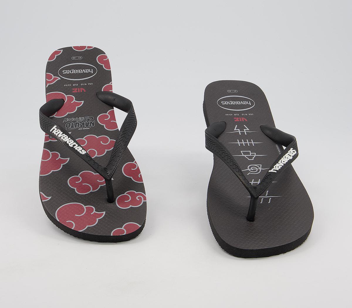 Havaianas Top Naruto Flip Flops Havaianas Top Naruto Flip Flops Black