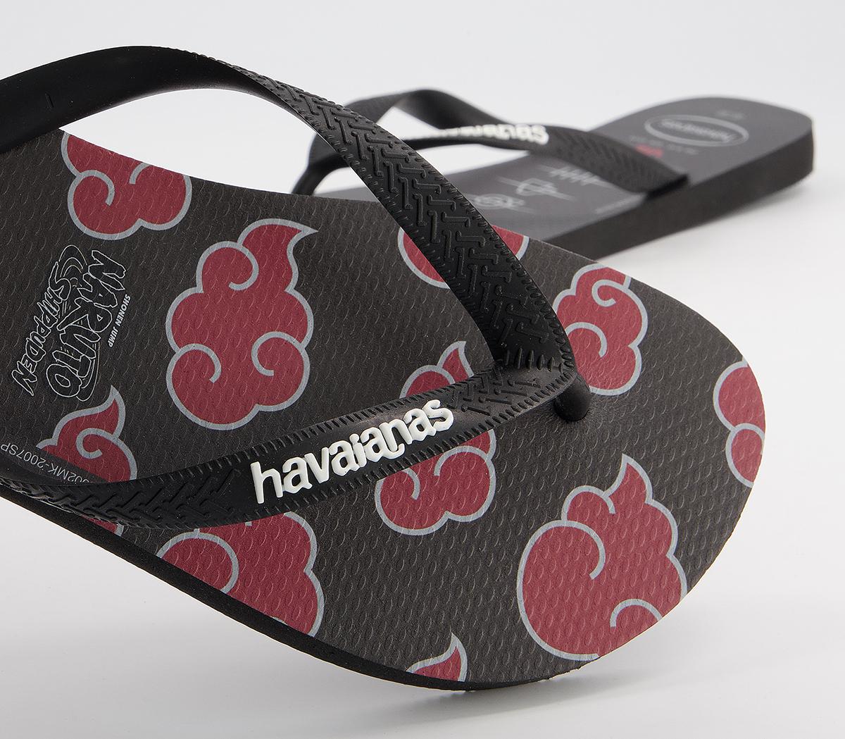 Havaianas Top Naruto Flip Flops Havaianas Top Naruto Flip Flops Black