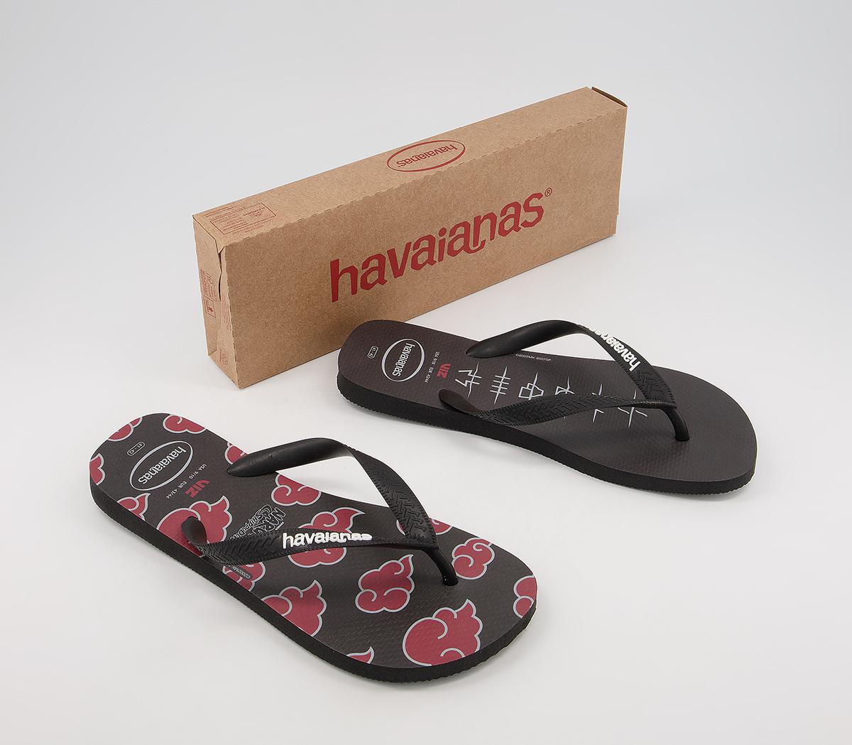 Havaianas Top Naruto Flip Flops Havaianas Top Naruto Flip Flops Black