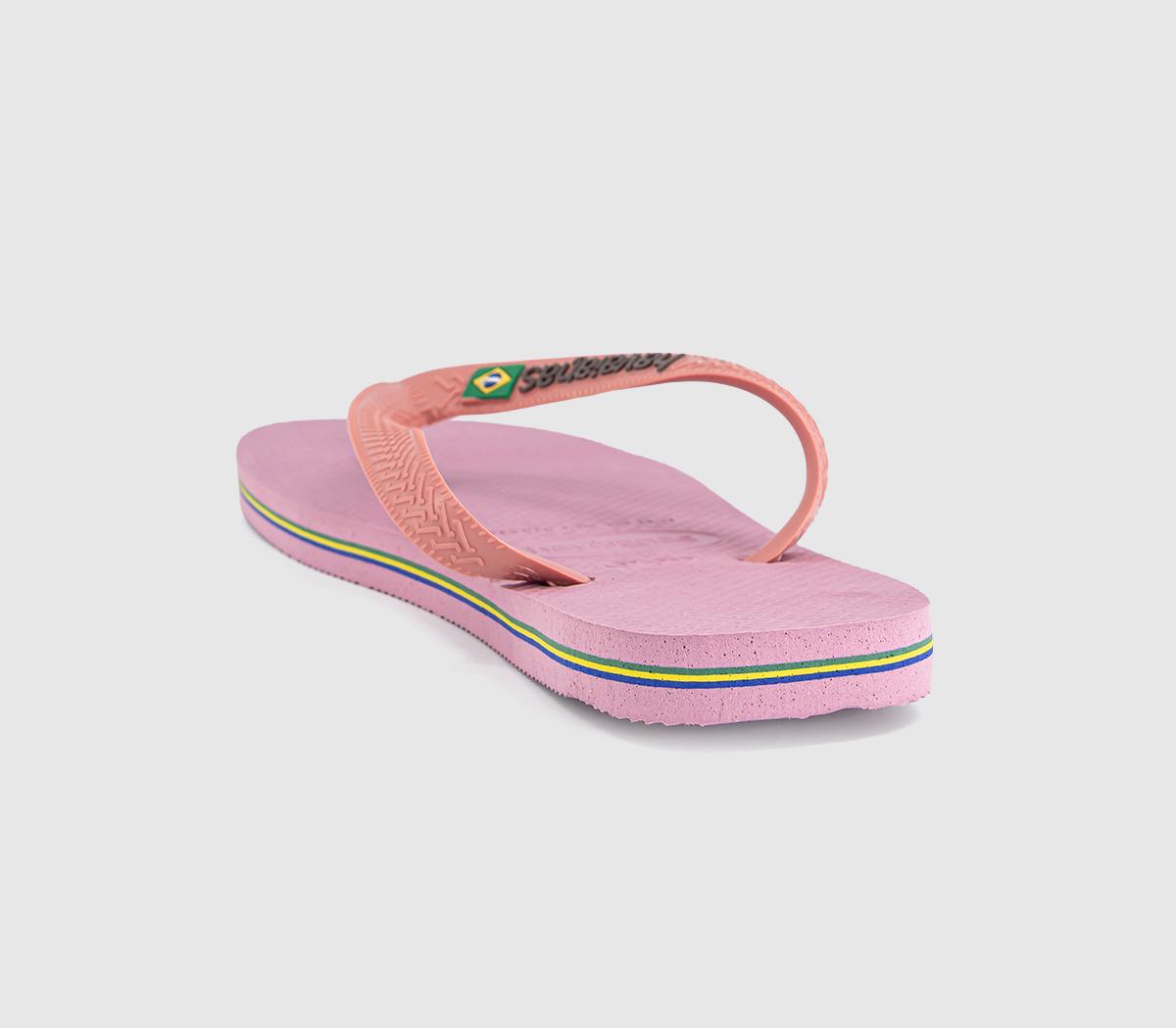 HavaianasBrasil Logo Flip FlopsChiffon Rose