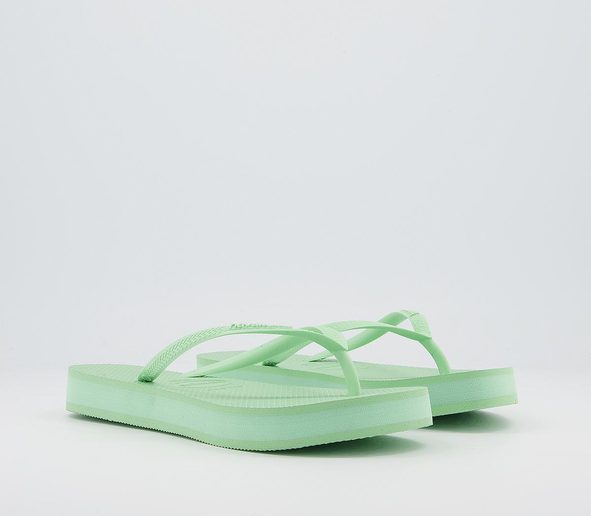 Havaianas Slim Flatform Flip Flops Havaianas Slim Flatform Flip Flops Green